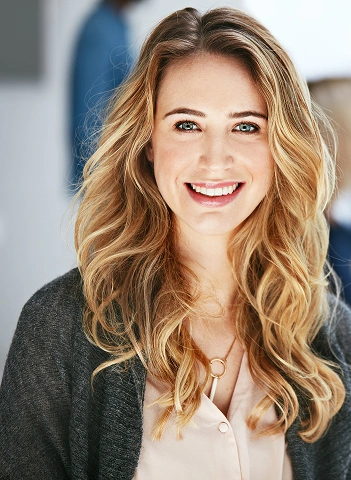 Woman smiling after receiving emergency dentistry services at Polished Smiles of Round Rock in Round Rock TX